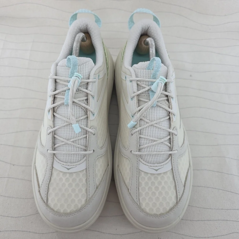 Hoka Womens Bondi B3LS Oat Milk Running Sneaker Shoes 1155351-OKT Size 12.5 NEW